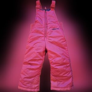 Arctic girls pink and purple snow pants size 2T-5T